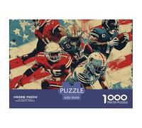Amérique Football- Puzzle The Art of Colour : FootballTeam - 1000 Pièces, Série Pleine De Couleurs, Pièces Parfaitement Assorties, pour Adultes Et Enfants À Partir De 12 Ans 70x50cm/1000pcs