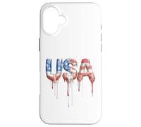 Amérique USA États-Unis Goutte de Glace Coque pour iPhone 16 Plus