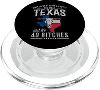 Amérique Vous Voulez dire Le Texas et Ses 49 Chiennes Texas PopSockets PopGrip pour MagSafe