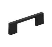 Amerock 10BX37130MB | Lot de 10 poignées d'armoire noir mat | 76 mm de centre à centre | Paysage urbain | Quincaillerie pour meubles