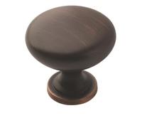 'Amerock Armoire Bouton 1 - 1/4 "Dia. Allison Starwax Bronze 1 - 1/8 Proj.