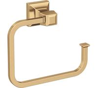 Amerock BH36022CZ | Anneau Porte-Serviette en Bronze Champagne | 146 mm de Long | Mulholland | Porte-Serviettes Mural pour Salle de Bain | Petit Porte-Serviettes de Cuisine | Accessoires de Bain