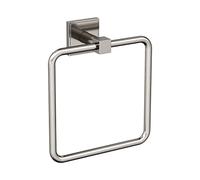 Amerock BH36072G10 | Anneau Porte-Serviette en Nickel brossé | 179 mm de Long | Nommer | Porte-Serviettes pour Mur de Salle de Bain | Petit Porte-Serviettes de Cuisine | Accessoires de Bain