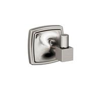 Amerock BH36090G10 | Pat re simple en nickel bross | Porte-serviettes de 57 mm de long | Stature | Crochet porte-serviettes pour salle de bain |