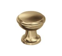 Amerock | Bouton d'armoire | Bronze champagne | Bouton de tiroir de 30 mm de diamètre | Westerly | Quincaillerie de cuisine et de salle de bain | Quincaillerie de meubles