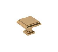 Amerock | Bouton d'armoire | Bronze champagne | Longueur 32 mm | Nommer | 1 lot | Bouton de tiroir | Quincaillerie d'armoire