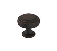 Amerock | Bouton d'armoire | Bronze huilé | 32 mm de diamètre | Winsome | 1 lot | Bouton de tiroir | Quincaillerie d'armoire