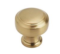 Amerock | Bouton de placard | Bronze champagne | 30 mm de diamètre | Highland Ridge | 1 lot | Bouton de tiroir | Quincaillerie d'armoire