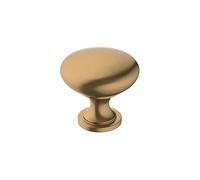 Amerock | Bouton de placard | Bronze champagne | 32 mm de diamètre | Edona | 1 lot | Bouton de tiroir | Quincaillerie d'armoire