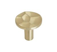 Amerock Bouton de placard | Champagne doré | 30 mm de diamètre | Kamari | 1 lot | Bouton de tiroir | Quincaillerie d'armoire