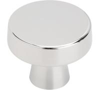 Amerock | Bouton de placard | Chrome poli | 41 mm de diamètre | Blackrock | 1 lot | Bouton de tiroir | Quincaillerie d'armoire