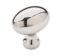 Amerock | Boutons d'armoire | Chrome poli | 35 mm de longueur | Vaile | Lot de 10 | Bouton de tiroir | Quincaillerie d'armoire