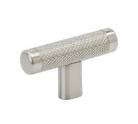 Amerock BP36556G10 | Bouton d'armoire de cuisine | Nickel satiné | 67 mm | Bronx | 1 lot | Quincaillerie pour meubles | Bouton de tiroir de salle de bain | Poignée de tiroir de commode | Tirette