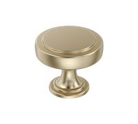 Amerock BP36880BBZ | Bouton d'armoire à champagne doré de plus de 38 mm de diamètre | Quincaillerie d'armoire de cuisine | Quincaillerie pour meubles | Poignée de tiroir