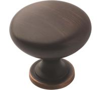 Amerock Cabinet Knob 1 - 1/10,2 cm Dia. Allison Oil rubbed bronze 1 - 1/20,3 cm Proj.