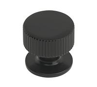 Amerock Carrigan - Bouton de tiroir - Noir mat - 32 mm de diamètre - Carrigan - 1 lot de boutons de tiroir - Quincaillerie d'armoire