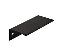 Amerock | Lot de 10 poignées d'armoire | Noir mat | 76 mm de centre à centre | Tirette de bord | Poignée de tiroir | Quincaillerie d'armoire