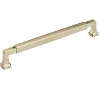 Amerock | Poignée d'armoire | Champagne doré | 224 mm de centre à centre | Stature | 1 lot | Poignée de tiroir | Quincaillerie d'armoire