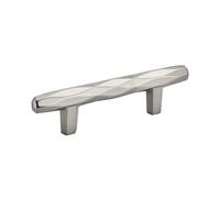 Amerock | Poignée d'armoire | Nickel satiné | 76 mm de centre à centre | Saint-Vincent | 1 lot | Poignée de tiroir | Quincaillerie d'armoire