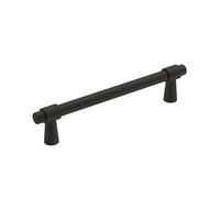 Amerock | Poignée d'armoire | Noir mat | 128 mm de centre à centre | Destine | 1 lot | Poignée de tiroir | Poignée d'armoire | Quincaillerie d'armoire