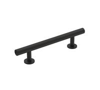 Amerock | Poignée d'armoire | Noir mat | 96 mm de centre à centre | Rayon | 1 lot | Poignée de tiroir | Poignée d'armoire | Quincaillerie d'armoire