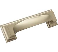 Amerock | Poignée de tiroir | Champagne doré | 76 mm et 96 mm de centre à centre | Nommer | 1 lot | Poignée de tiroir | Quincaillerie d'armoire