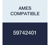 AMES COMPATIBLE 59742401 - Petite étiquette alpha « L » - 2,5 x 4,5 cm - En Mylar brun clair permanent (lot de 500)
