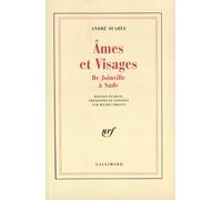 Âmes et Visages De Joinville à Sade - André Suarès - Gallimard - broché - Livre