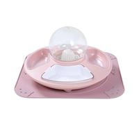 Amesor Bol pour Nourriture Chat D'Intérieur,Gamelle d'eau pour Chats d'Intérieur | Réapprovisionnement Automatique Eau, Mangeoire Antidérapante Minou, Plat Polyvalent pour Animaux