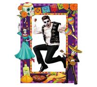 Amesor Cadre Photobooth - Cadres Selfie pour Fêtes,Accessoires Fête pour Rassemblements Familiaux Festivals Communautaires Célébrations Ados Carnaval
