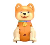 Amesor Chiot Interactif,Réaliste Electrique Qui Chante et Rampe - Animal de Compagnie Électrique Adorable - pour Filles Garçons Adultes Petite Amie Anniversaire Saint-Valentin