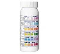 Amesor de Test pour Piscine,Testeur d'Eau Douce | d'Analyse d'Eau 6-en-1 Précis pour Piscine, Eau Salée, Étang, Bassin, Spa et Eau Douce