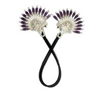 Amesor Élégant coiffeur de cheveux, shaper à cheveux en alliage | Hair Curler Femmes Femmes Bun Maker | Mère petite amie femme bijoux dames dames épingle à cheveux affiche des ailes d'ange pour sortir