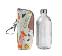 Amesor Housse Isolée Pour Bouteille D'eau | Manchon Rafraîchisseur Anti-Dérapant pour Tasse - Support Ergonomique pour Utilisation en Course, Quotidienne, Salle de Sport, Travail, Voyage et Plein Air