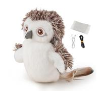 Amesor Jouet pour Chat Oiseau Battant | Oiseau Rechargeable avec À Chat Et 3 Modes Battement | Animal en Peluche avec Gazouillis Réaliste | pour Stimulation Entraînement Exercice des
