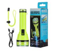 Amesor Lampe de Plongée Sous-Marine,Lampe Torche Subaquatique pour Plongée | Torche Rechargeable Haute Luminosité pour Exploration Sous-Marine Pêche Chasse
