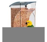 Amesor Mangeoire à Oiseaux Automatique pour Cage, mangeoire Perroquet | Dispensateur de mangeur,Traite Le Distributeur, Fournitures pour Animaux de Compagnie pour Le Perroquet du Perroquet de carcot