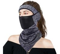 Amesor Masque Facial UV | Protection Faciale UV Contre le Soleil - Couvre-Visage Protecteur Bandana Cache-Cou pour Golf Camping Ski Motocyclisme Plage Sports et Plein Air