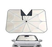 Amesor Pare-Soleil pour Pare-Brise | Couverture Anti-UV Pliable pour Vitrage Automobile | Pliable Protection Solaire pour Conducteur Passager Camion Bateau Voyage Trajet Quotidien Conduite Camping