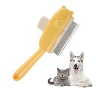Amesor Peigne Éliminateur de Poils pour Animaux Domestiques,Brosse à Poils d'Animal Soin - Brosse Nettoyante en Forme d'Ours Entretien Chiots Nettoyage Maison Salle de Bain Salon Intérieur