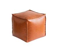 Amesor Petit Pouf de Rangement - Siège Remplissable Confortable Repose-Pieds pour Salon | Chaise Coffre à Jouets Pliable et Banc Polyvalent pour Chambre Bureau dortoir Maison