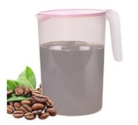 Amesor Pichet en Plastique, Pichet 2 Litre, Pichet d'eau avec Couvercle, Réutilisable Carafe À Eau avec Poignée, Pichet Plastique pour Réfrigérateur, Pichet À Jus, Pichet À Boisson, Pichet À Thé