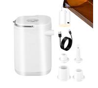 Amesor Pompe À Air Mini | Pompe à Air Rechargeable - Déflecteur pour Radeau Plage Maison Volley Ball Foot Ballon Bateau Basket Jouet Flotteur Piscine Matelas Garage