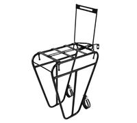 Amesor Porte-Bagages Pannier, Support de Transport pour Vélo, Porte-Bagages Acier Monté Équipement Cycliste pour Sports Plein Air Rangement Pratique