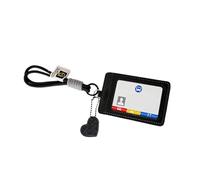 Amesor Porte-Carte Photo Mignon | avec Charme Cœur Mignon Double Fentes Accessoires pour Sac - Porte-Cartes Porte-Clés,pour Sac À Main Sacoche Voiture École Anniversaire Noël Saint-Valentin