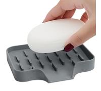 Amesor Porte-Savon - Égouttoir à Éponge en Silicone,Support Souple en Silicone pour Évier Cuisine Lave-Vaisselle Douche et Baignoire