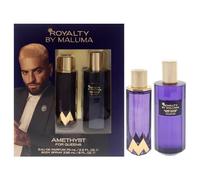 Amethyst by Royalty By Maluma for Women - 2 Pc Gift Set 2.5oz EDP Spray, 8oz Body Spray