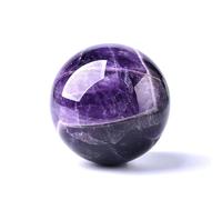 Amethyst Crystal Ball Crystal Sphere Balls for Witchcraft and Decorative Balls,Diameter 1.6in(4cm)