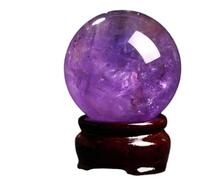 Amethyst Crystal Ball Crystal Sphère Boules pour et balles décoratives - Crystals Stones Gift Beginners, 60 mm