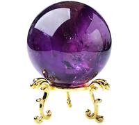 Amethyst Ornament of Bright House Decorations for Decorative Accessories for Decor of Accents Table Balls,Purple,45mm Gemstone Stone